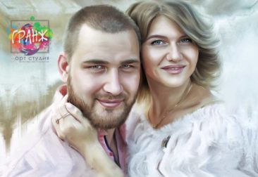 Где заказать портрет по фотографии на холсте в Череповце?